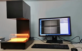 Fully Automatic Polarimeter (NMV-145) Measures Stress in Quartz Tube